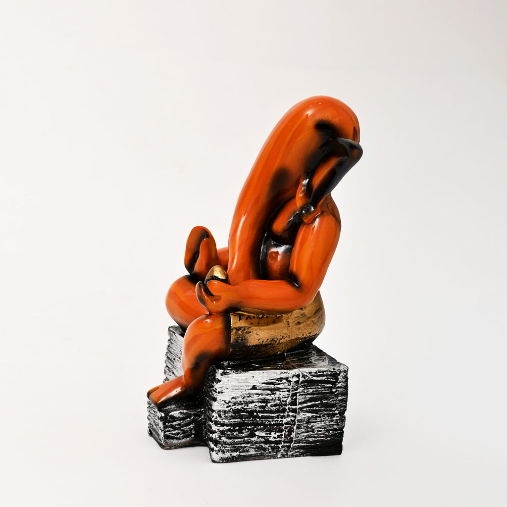 Wooden Ganesh statue