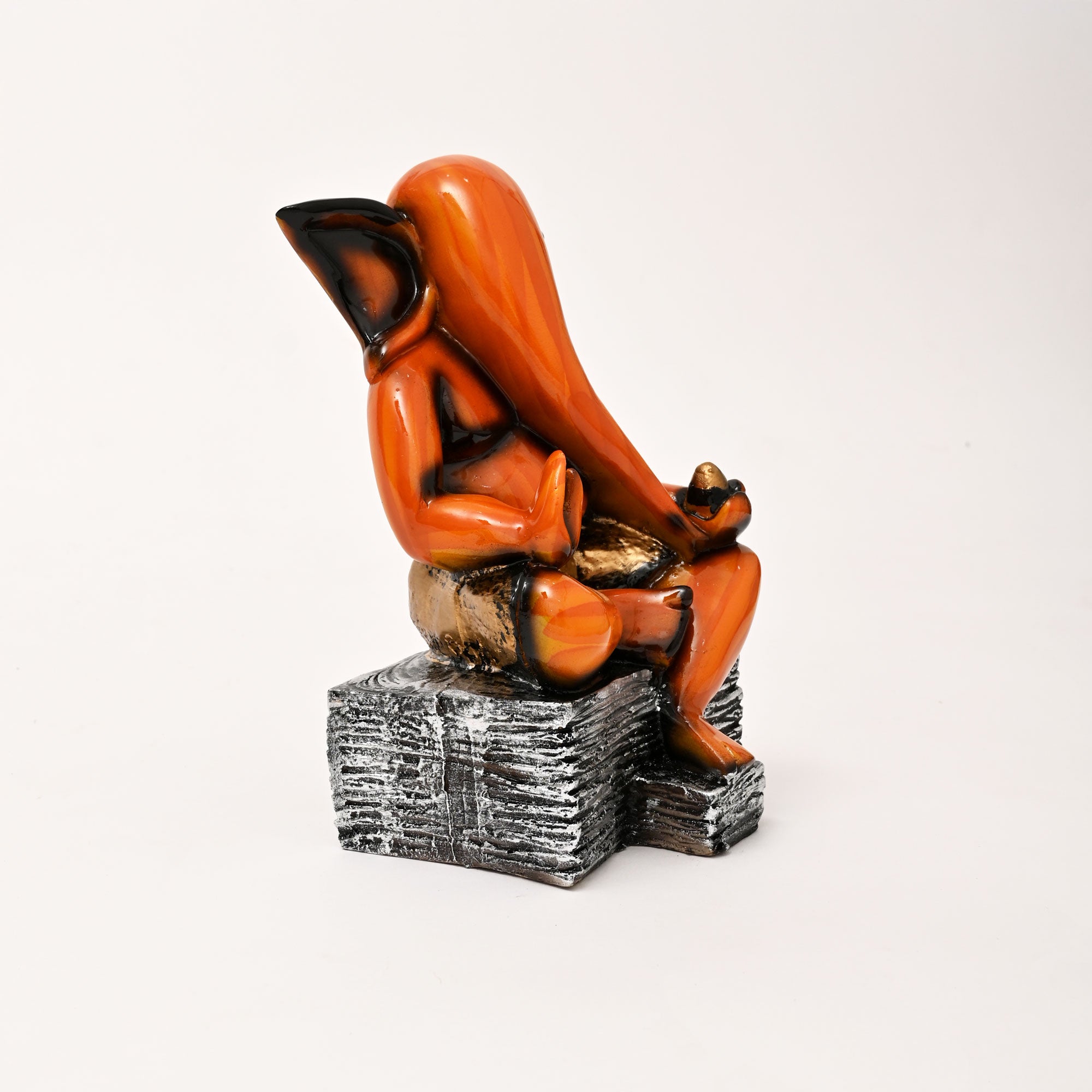 Wooden Ganesh statue